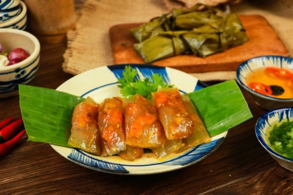 Hue Shrimp Crystal Dumplings (Bánh bột lọc)