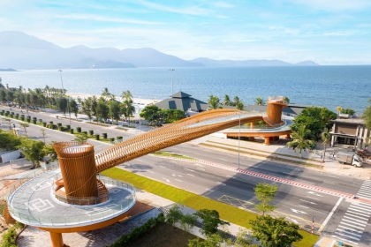 A bridge symbolizing Vietnam-Japan friendship