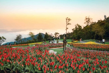 Sun World Ba Na Hills Tourist Resort—a popular tourist destination